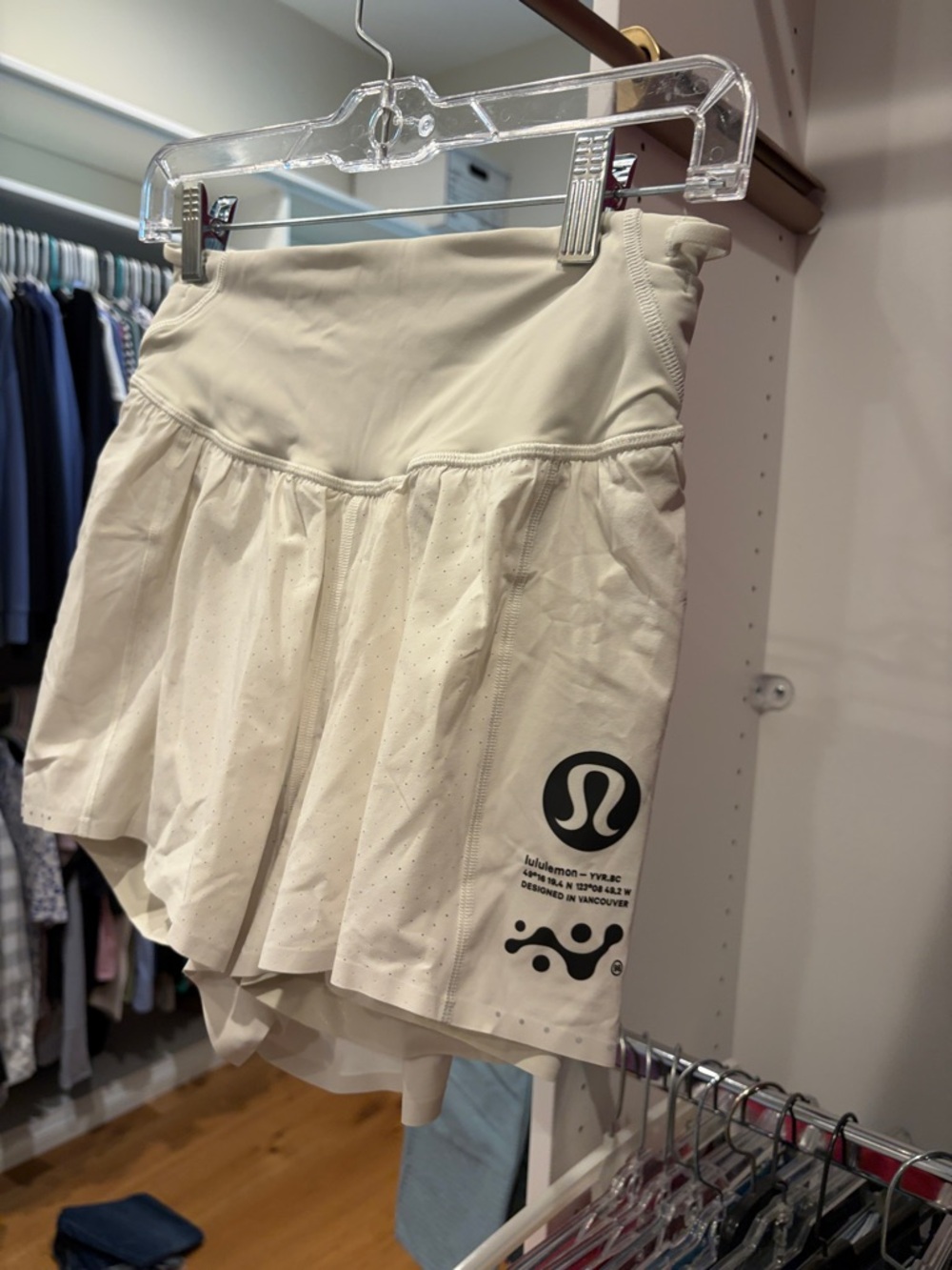 lululemon athletica Cream Athletic Skort
